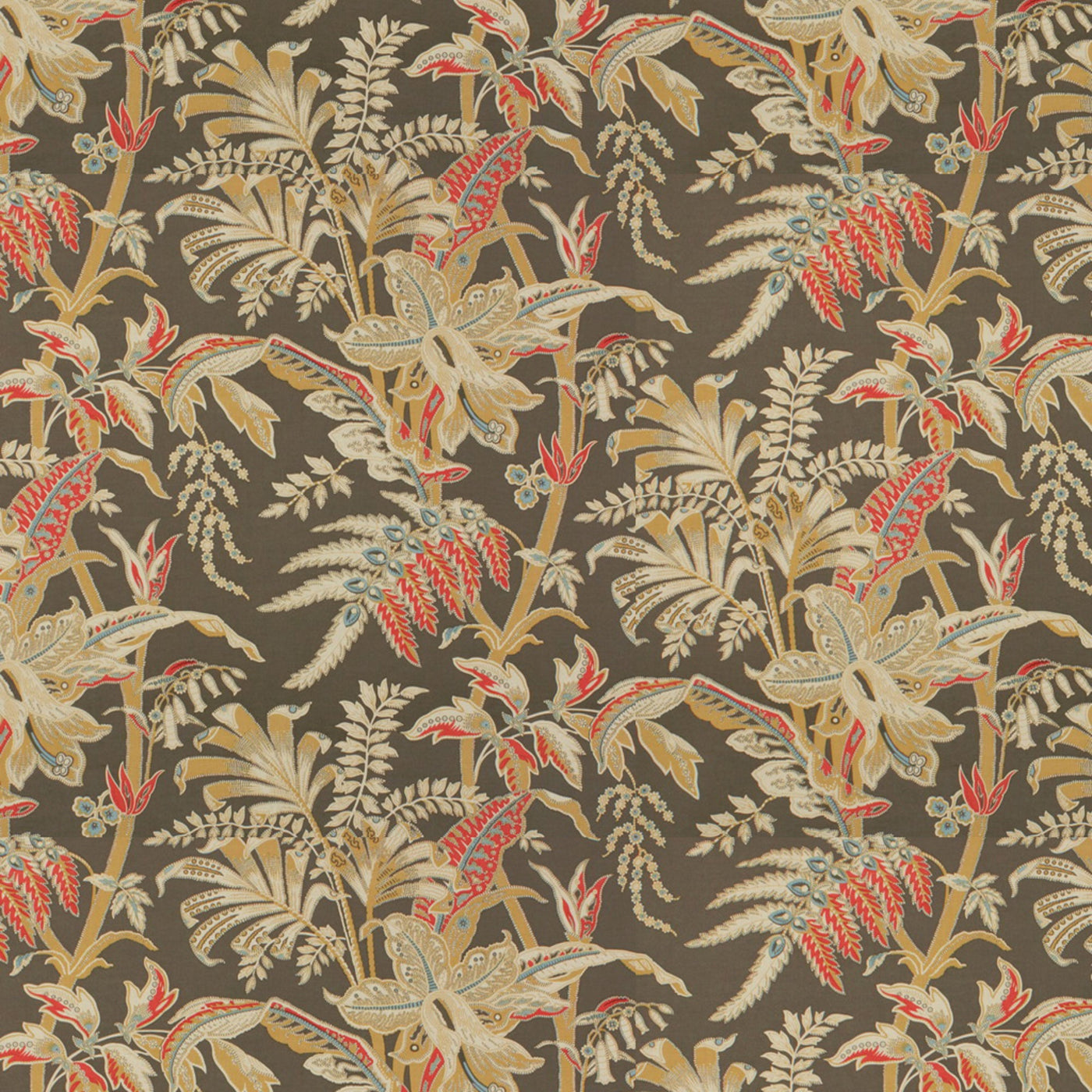 Seychelles Cotton Print Tygprov - Mocha