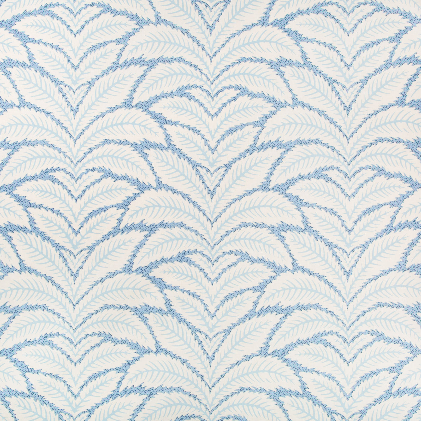 Talavera Cotton and Linen Print B Lue tyg