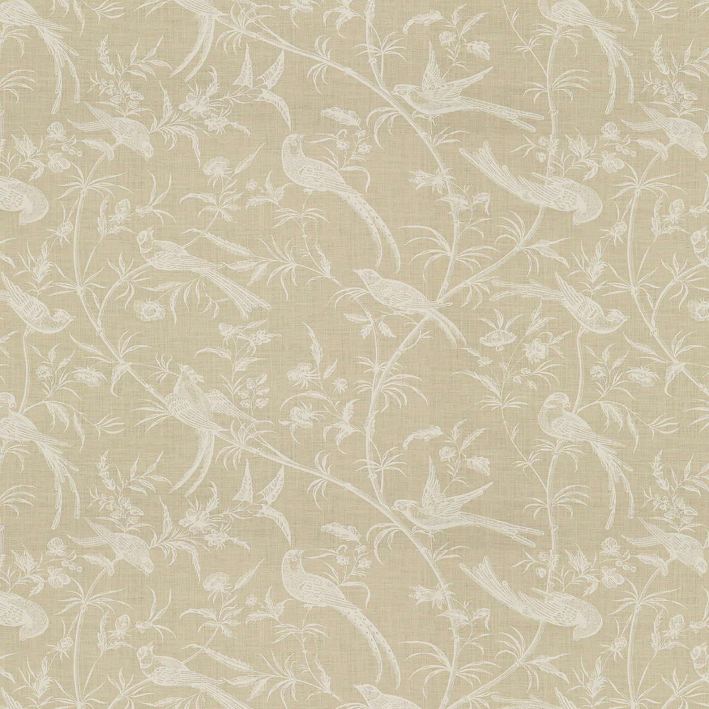 Bengali Linen Print Tyg