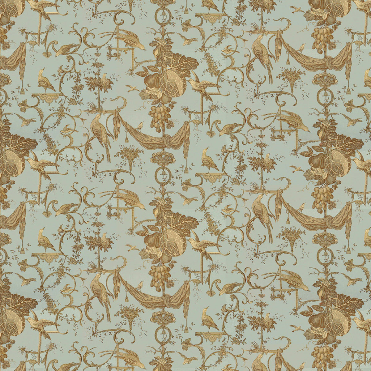 Kininvie Cotton Print Tygprov - White