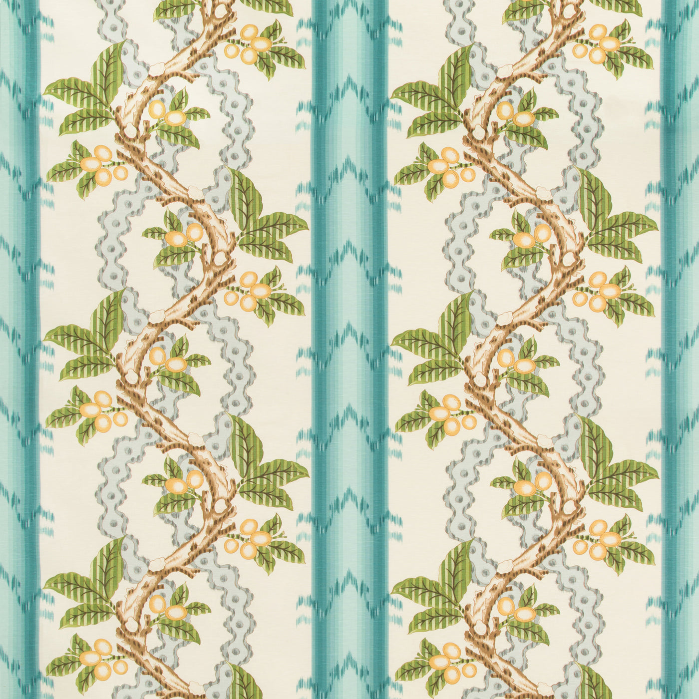 Josselin Cotton and Linen Print Tyg