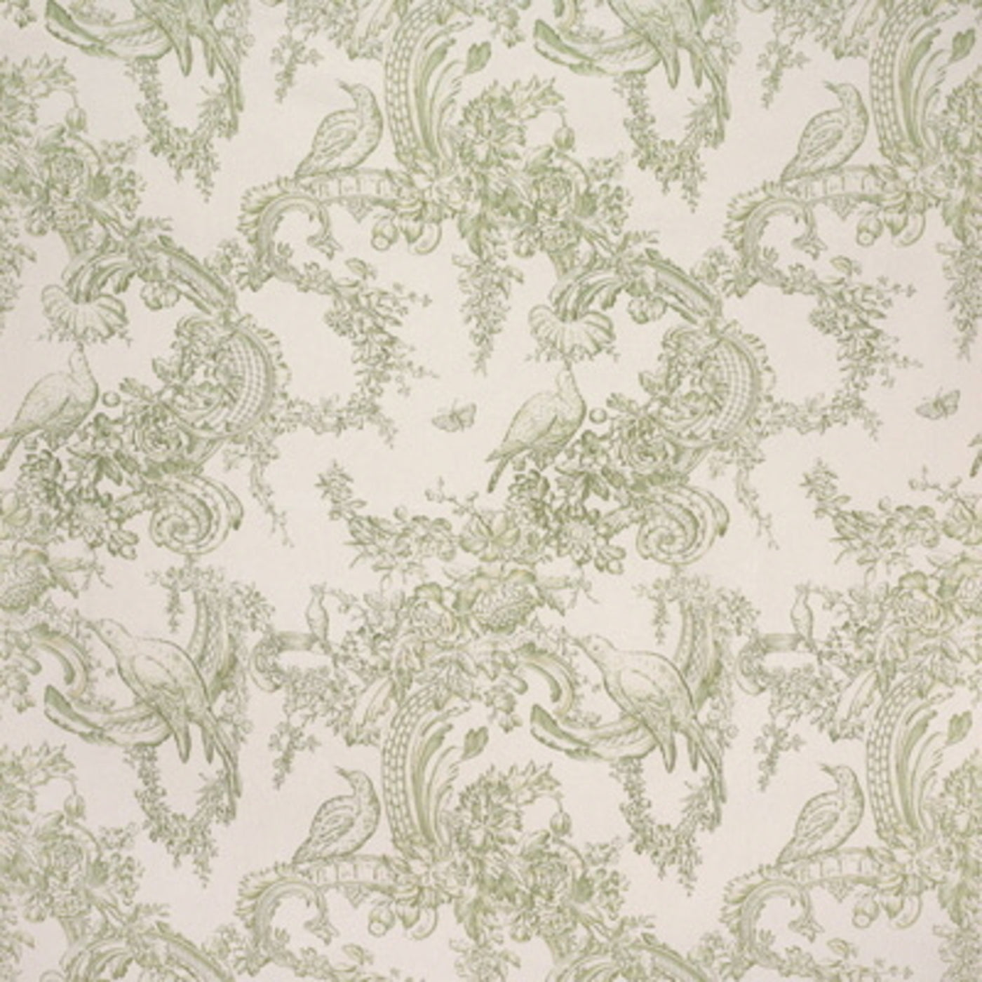 Rocaille Floral Cotton Print Tyg