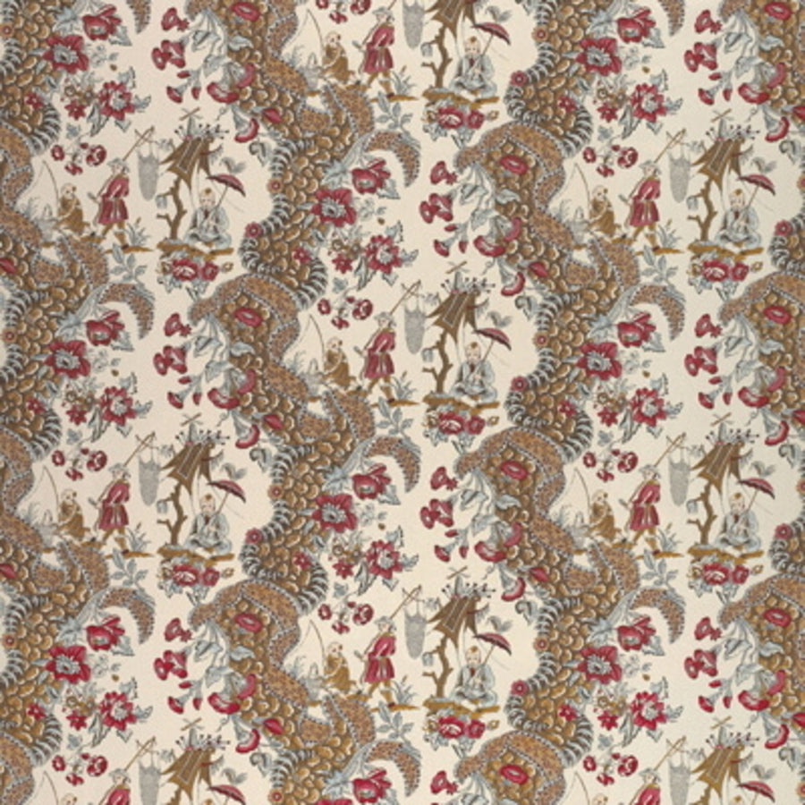Les Pecheurs Cotton Print C Tyg — Brunschwig & Fils