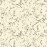 Festival of Lanterns Linen Print Tygprov - Green