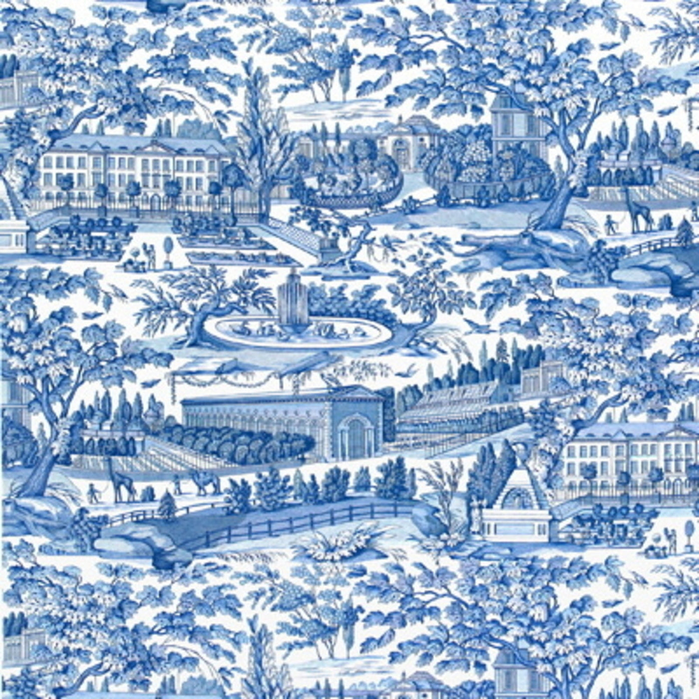 Zarafa Cotton Print Tygprov - Sepia