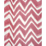 Chevron Bar Silk Warp Print Tyg