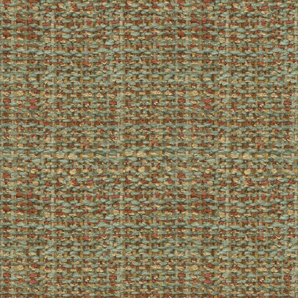 Boucle Texture M Jade/Coral tyg