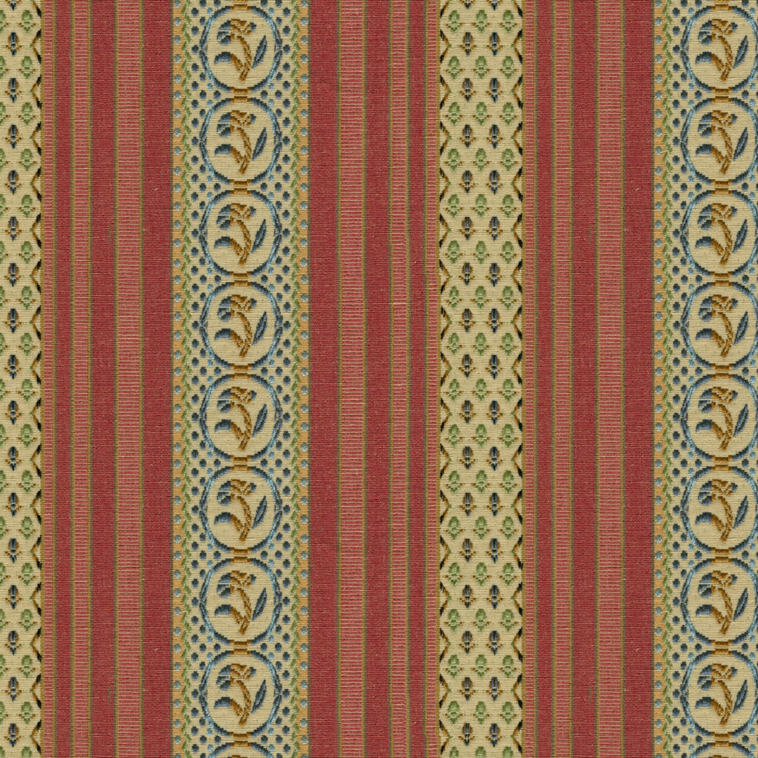 Rayure Fleurette Tygprov - Willow