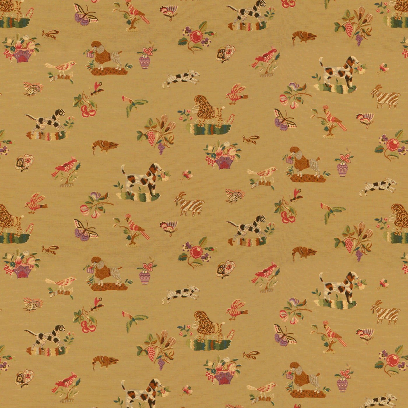 Animalitos Woven Tapestry Tyg