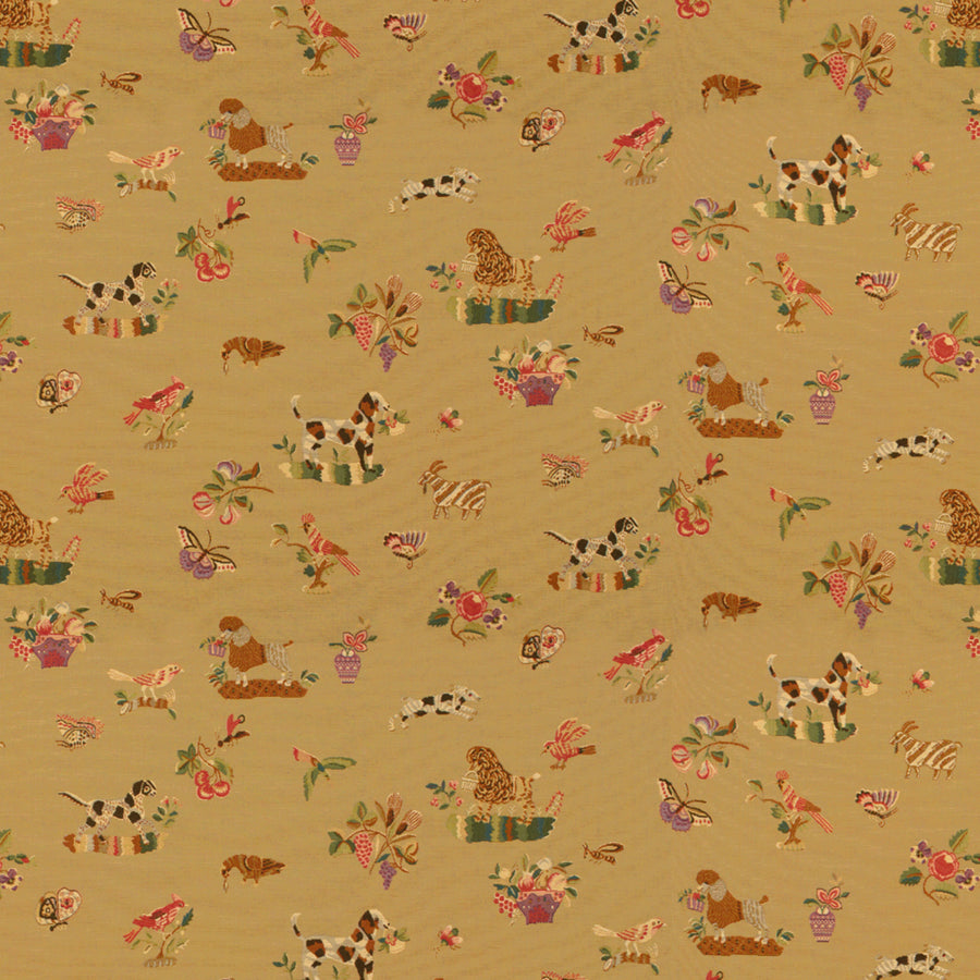 Animalitos Woven Tapestry Tyg — Brunschwig & Fils