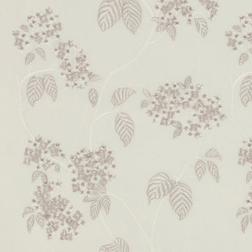 Hydrangea Sheer Tygprov - Ivory