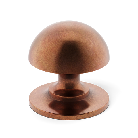 Cotswold Skåpsknopp, svampform — Armac Martin — Antik koppar - AGC