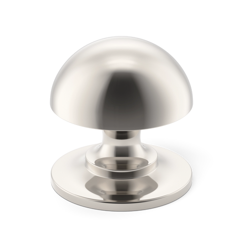 Cotswold Skåpsknopp, svampform — Armac Martin — Polerad nickel - PNP