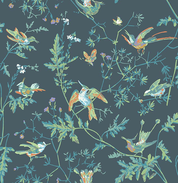 Hummingbirds — Sample / Viridian