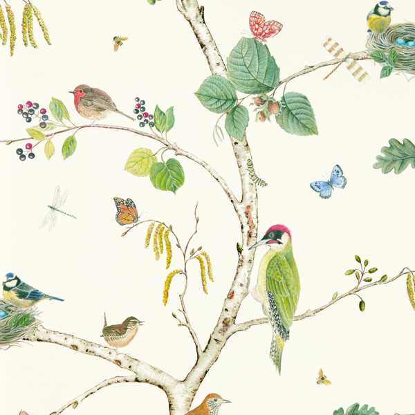 Sanderson Tapet Woodland Chorus