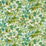 Robin`s Wood Forest Green/Sap Green — Sanderson tygprov