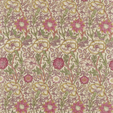 Morris & Co Tygprov Pink & Rose