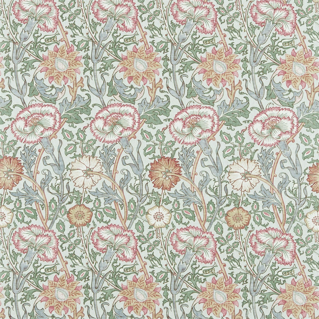 Morris & Co Tygprov Pink & Rose