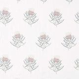 Protea Flower Porcelain/Orchid — Sanderson fabric sample