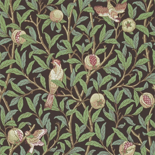Morris & Co Tapet Bird & Pomegranate