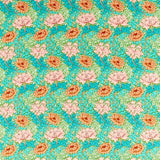 Morris & Co Tyg Chrysanthemum — Queen Square Fabrics Tygprov - Summer