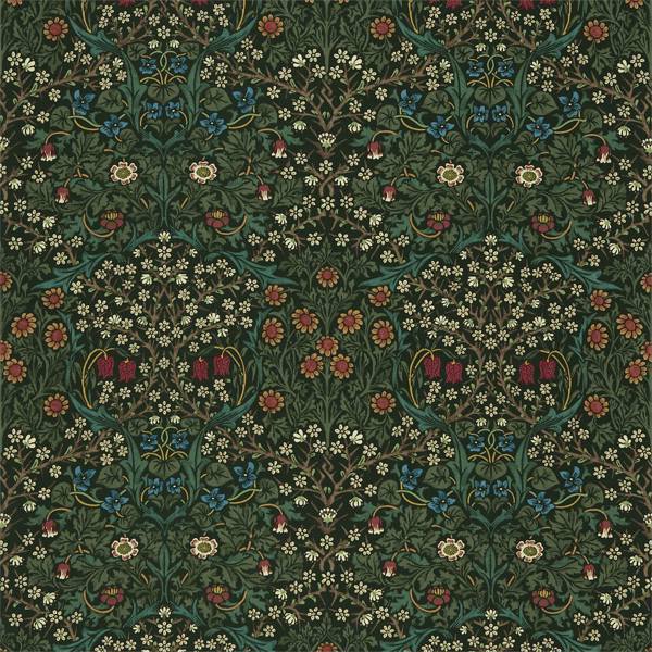 Morris & Co Tyg Blackthorn — Compilation Fabric Tygprov - Green