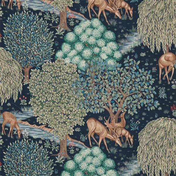Morris & Co Tyg The Brook Tygprov - Tapestry Blue