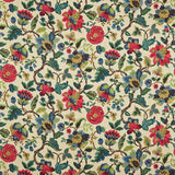 Amanpuri Ruby/Emerald — Sanderson fabric sample