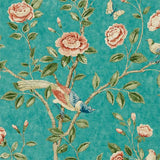 Sanderson Tapet Andhara Tapetprov - Teal/Tumeric