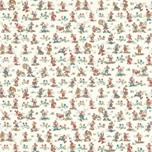 Sanderson Tapet Mickey & Minnie