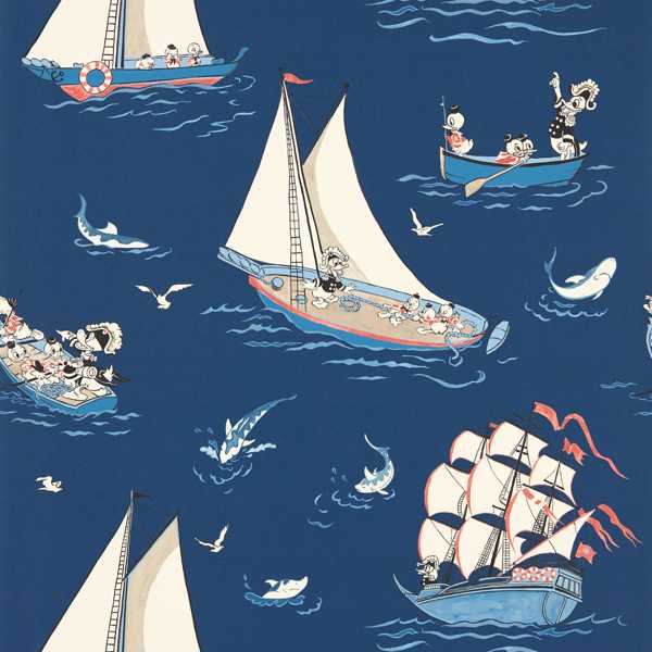 Sanderson Tapetprov Donald Nautical