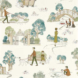 101 Dalmatians Breeze Blue — Sanderson Tapetenmuster