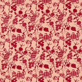Mydsomer Pickings Conch/Madder — Sanderson -kangasnäyte