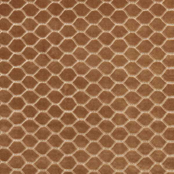 Faraday Velvet Bronze — Sanderson tygprov