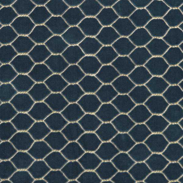 Faraday Velvet Atlantic — Sanderson tygprov