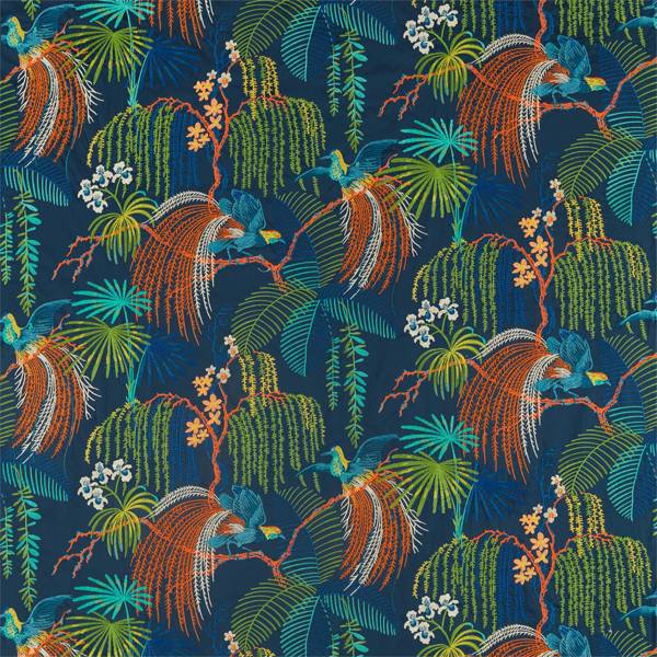 Sanderson Tyg Rain Forest Embroidery