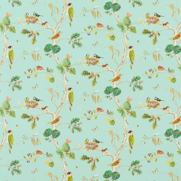 Sanderson Tygprov Woodland Chorus