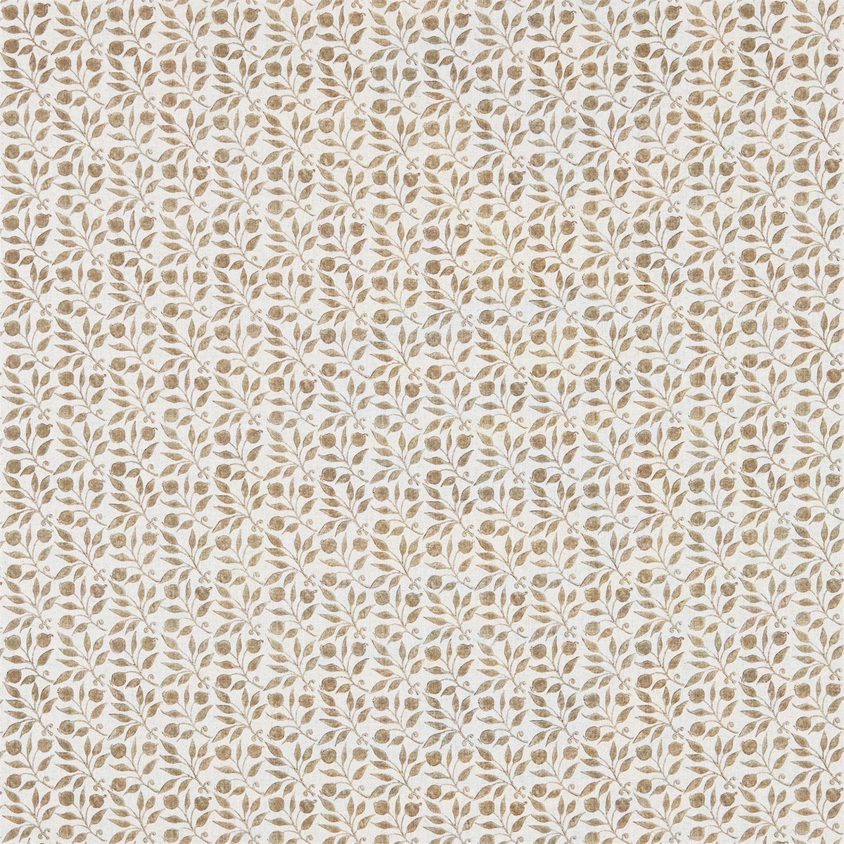 Rosehip Linen Ecru — Morris & Co tygprov