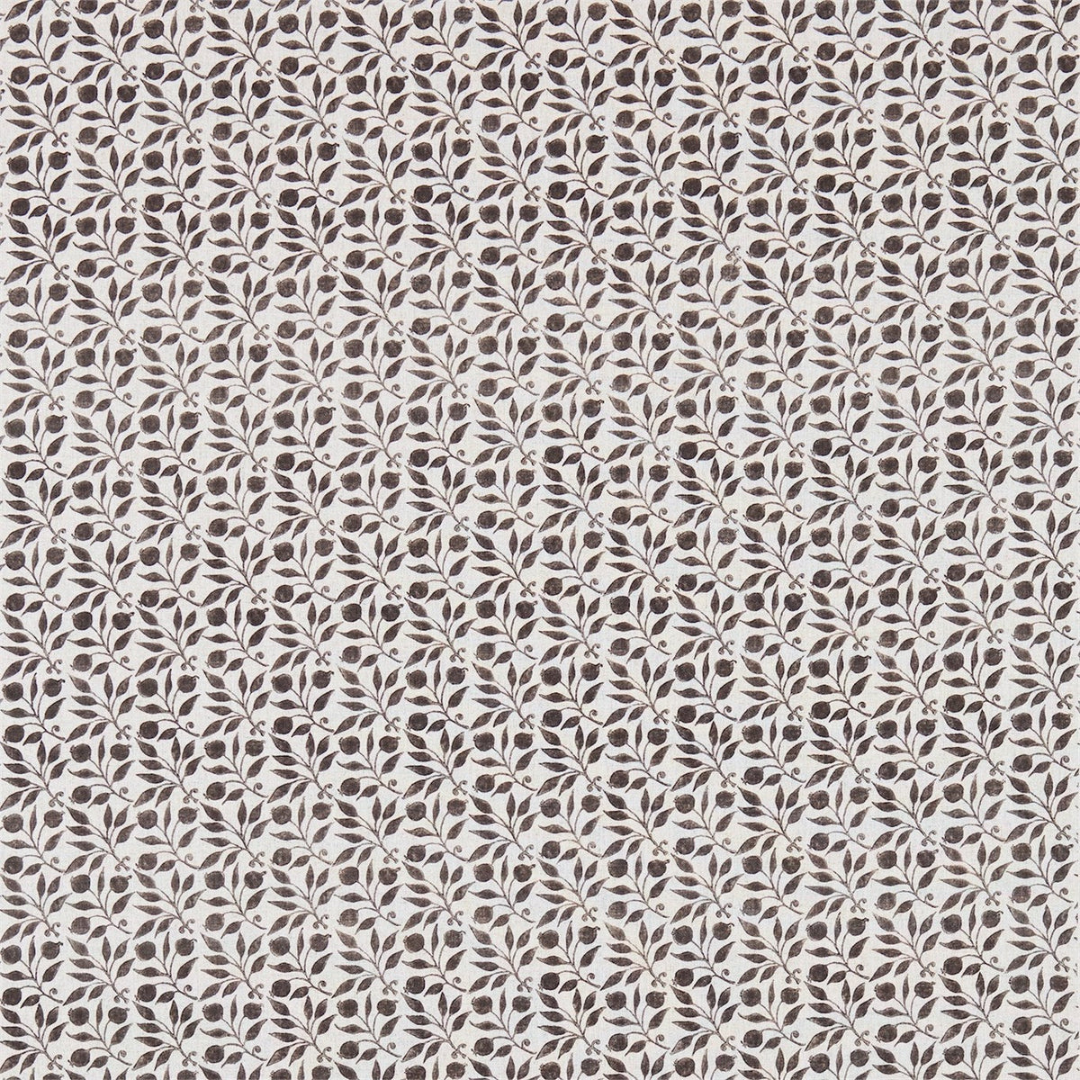 Rosehip Black Ecru — Morris & Co tygprov