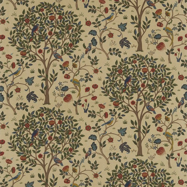 Morris & Co Tygprov Kelmscott Tree