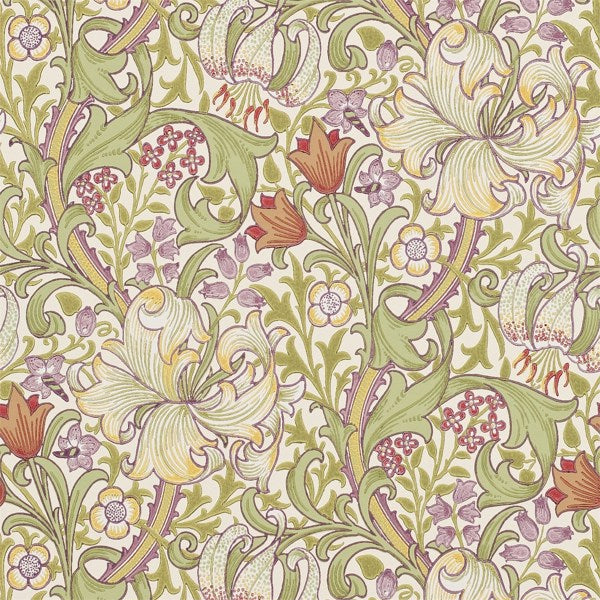 Morris & Co Tapet Golden Lily