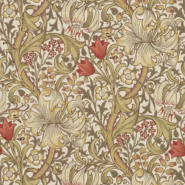 Morris & Co Tapet Golden Lily