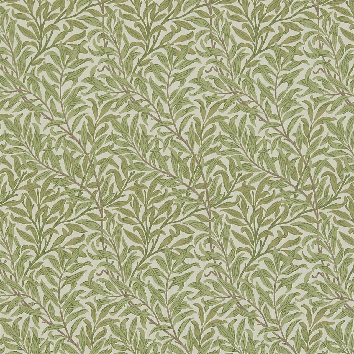 Willow Bough Artichoke Olive — Morris & Co tygprov