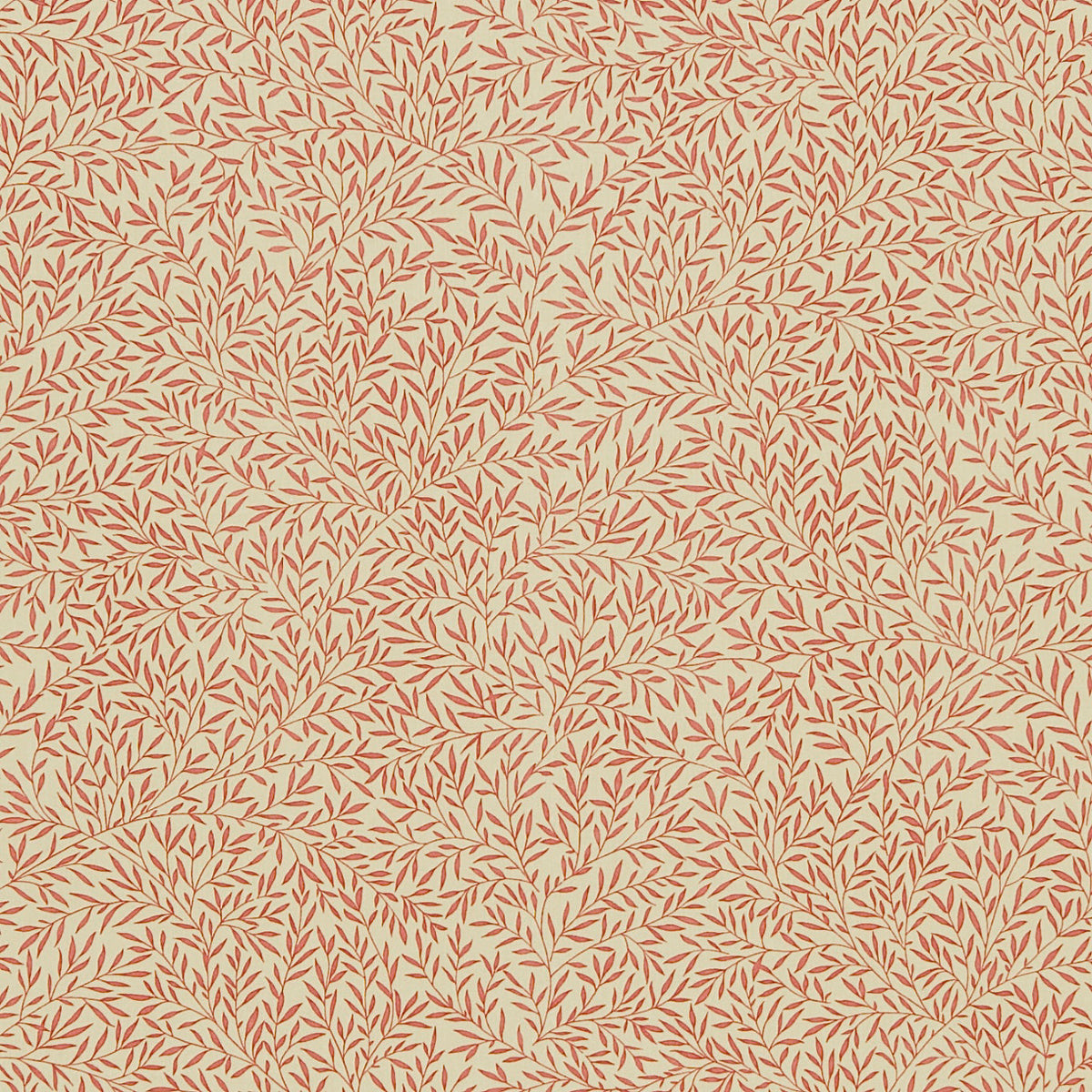 Lily Leaf Red — Morris & Co tygprov