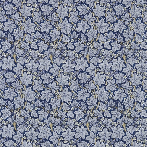 Morris & Co Tyg Bramble — Compilation Fabric Tygprov - Indigo/Mineral