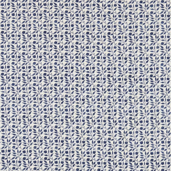 Morris & Co Tyg Rosehip — The Craftsman Fabrics Tygprov - Indigo