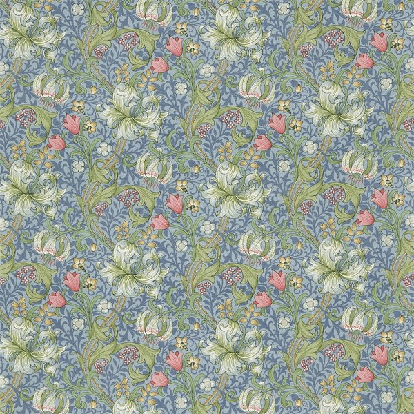 Morris & Co Tyg Golden Lily — Morris and Friends Volume II Fabrics