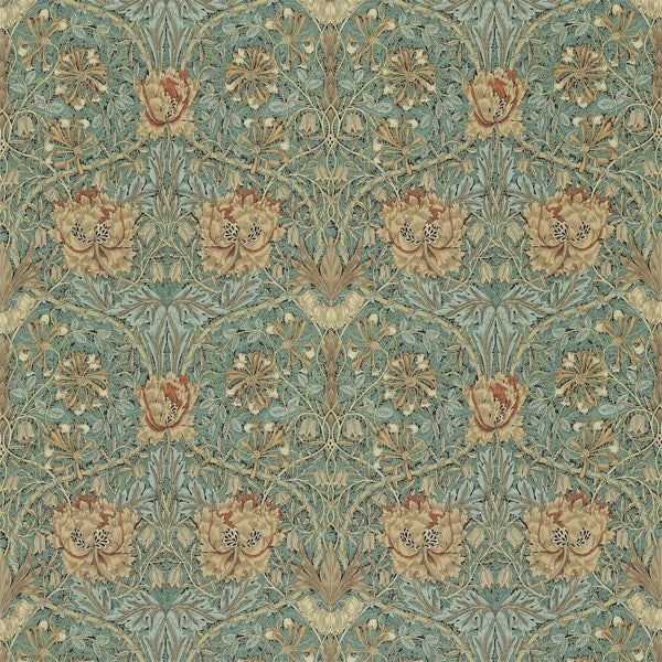 Morris & Co Tyg Honeysuckle & Tulip — Archive Prints