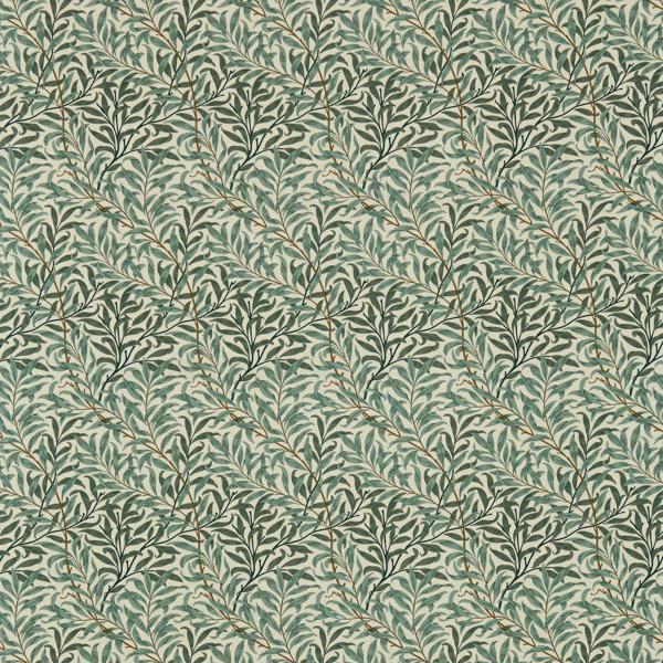 Morris & Co Tyg Willow Boughs Tygprov - Cream/Green