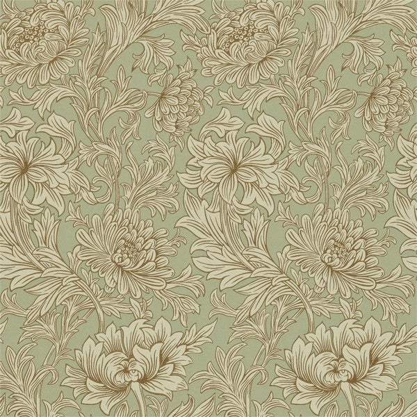Morris & Co Tapet Chrysanthemum Toile